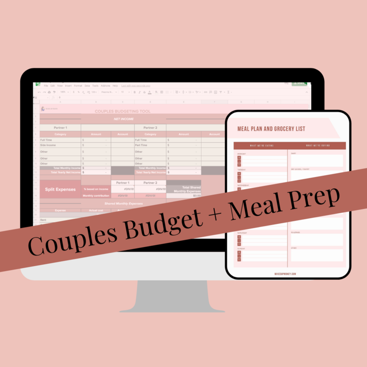 household budget breakdown for couples excel sheet